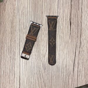 Louis Vuitton Brown Monogram Watch Strap